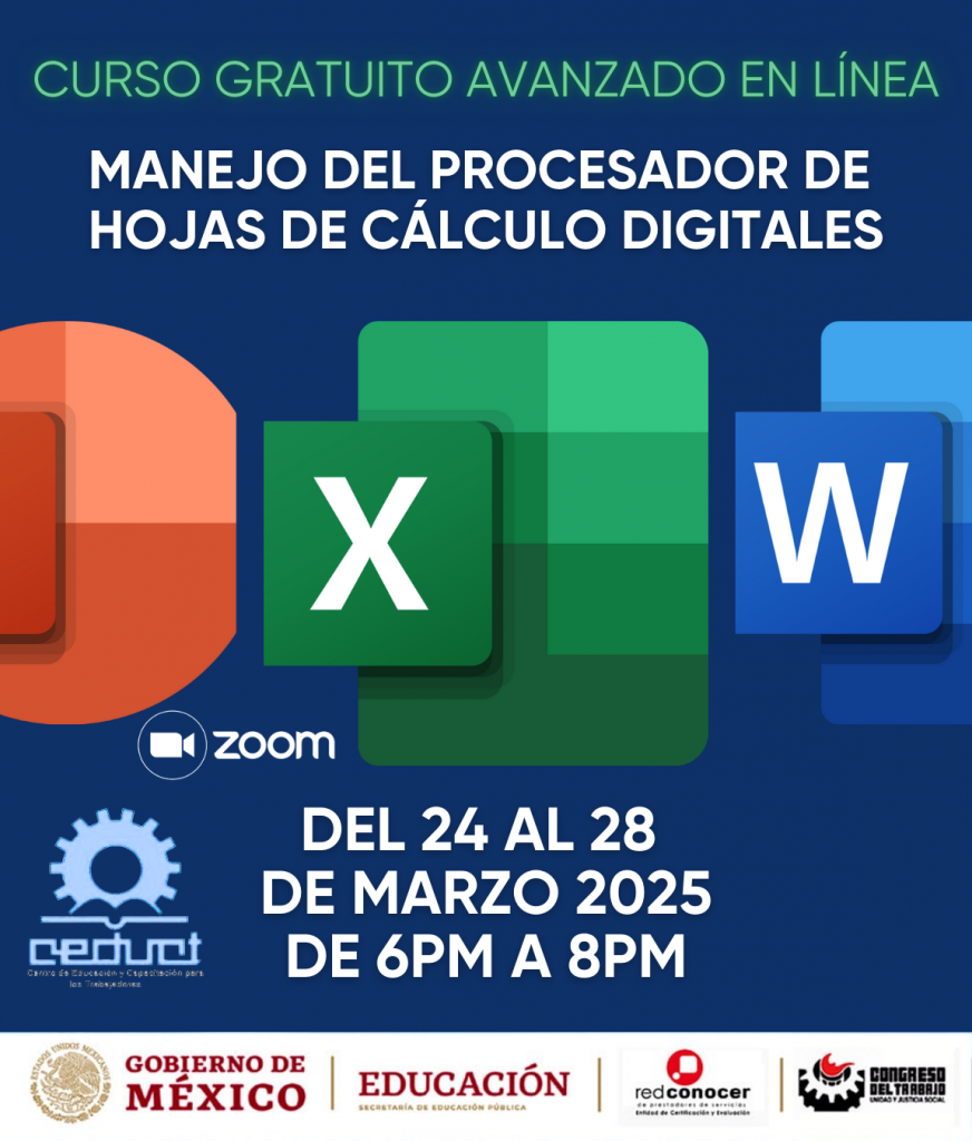 Excel 24 al 28 de marzo de 2025